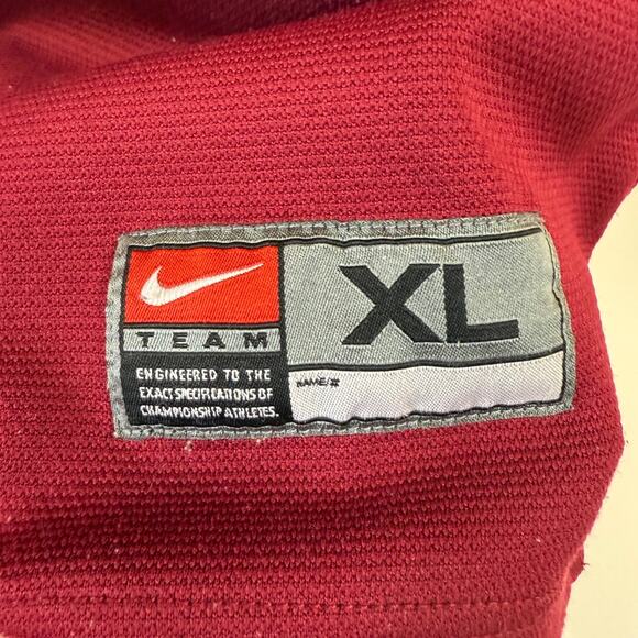 Florida State Seminoles Jersey Mens XL Maroon Red Blank Nike Team FSU - Picture 6 of 9